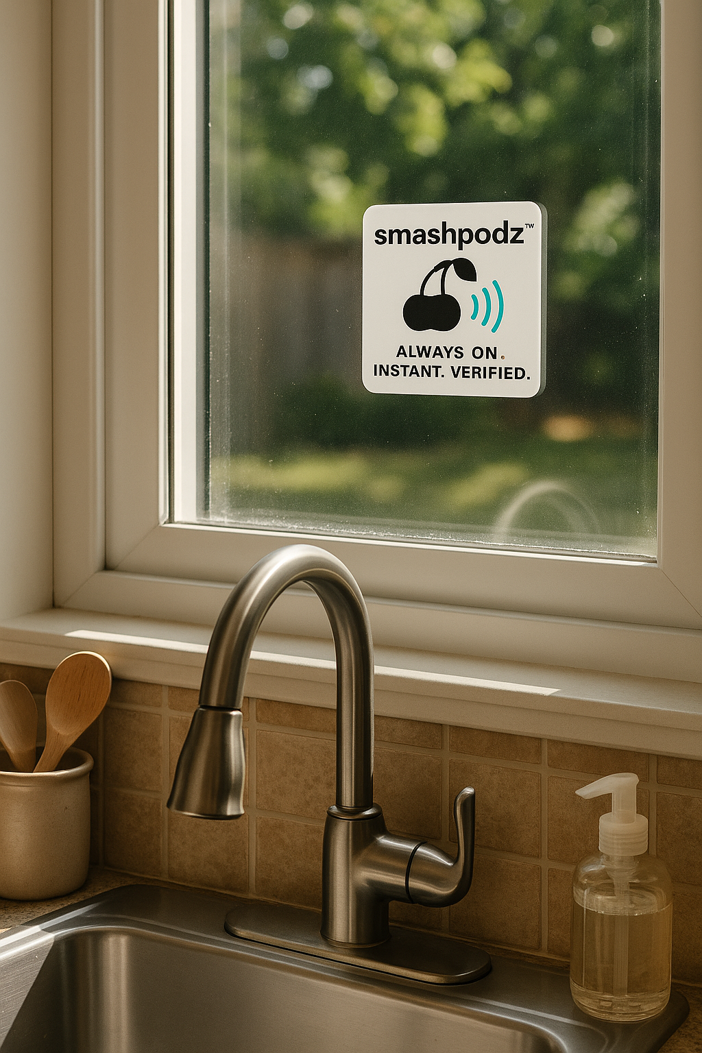Glass Sticker - Powered by Smashpodz™ - Image 2