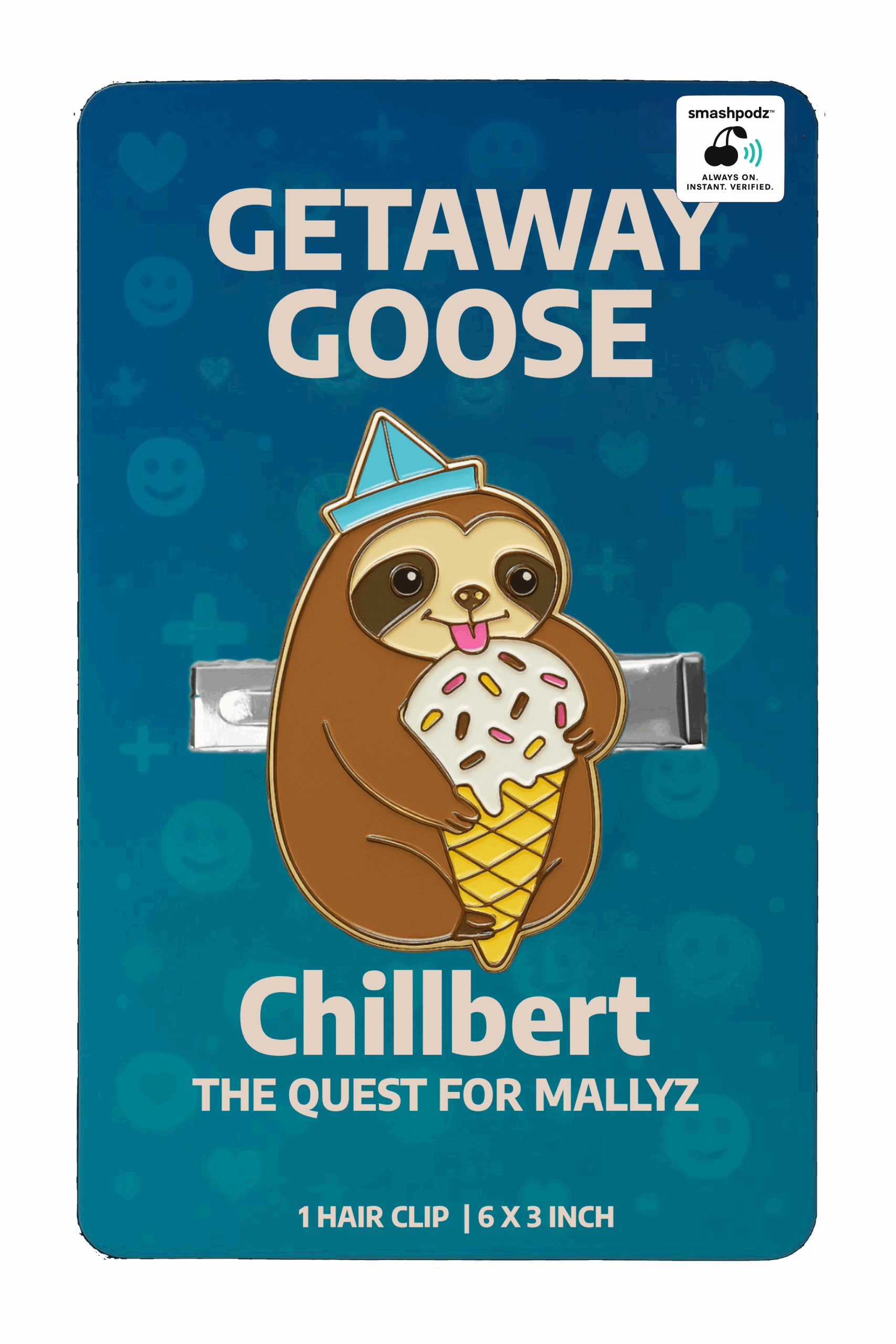 Getaway Goose Hair Clip – Series 1 Chillbert – Powered by Smashpodz™