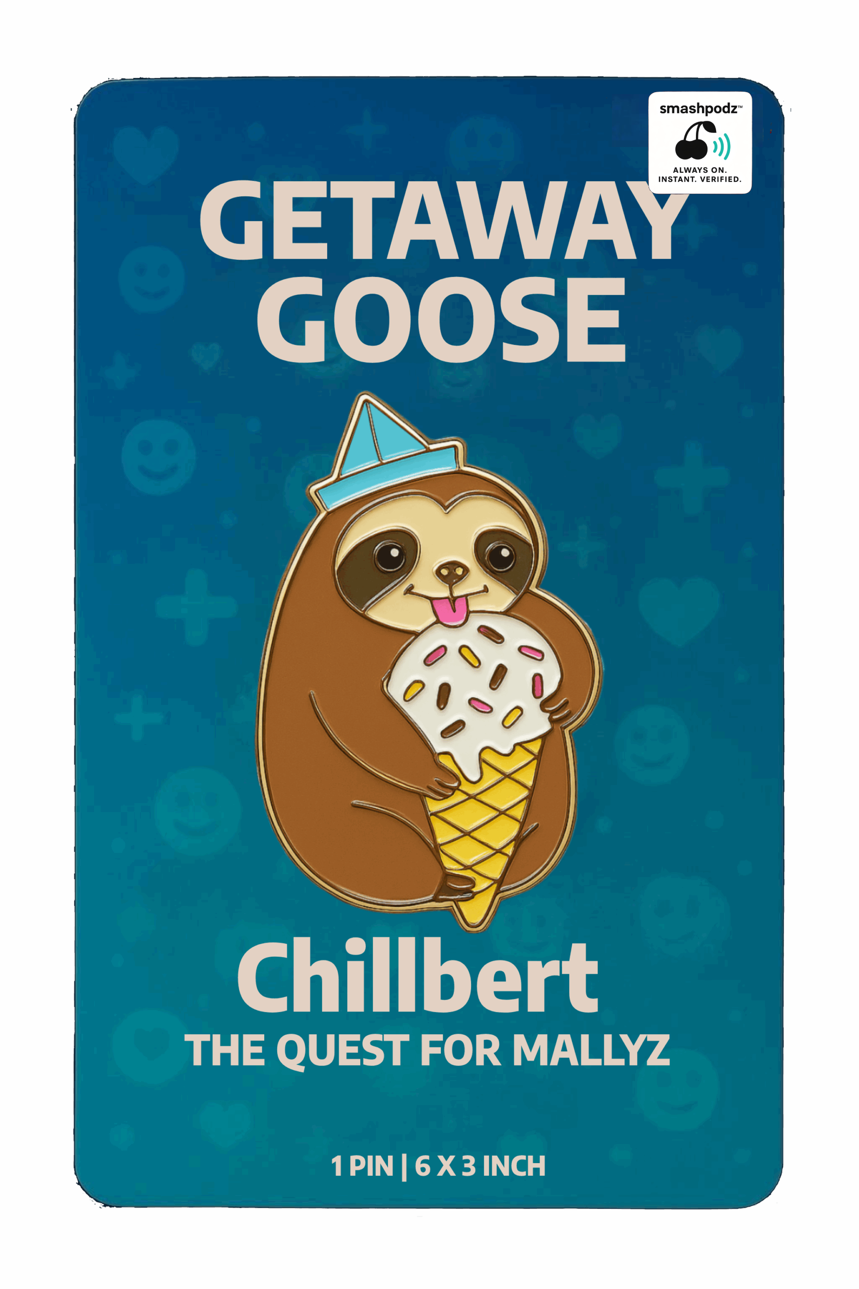 Getaway Goose Pin – Series 1 Chillbert – Powered by Smashpodz™