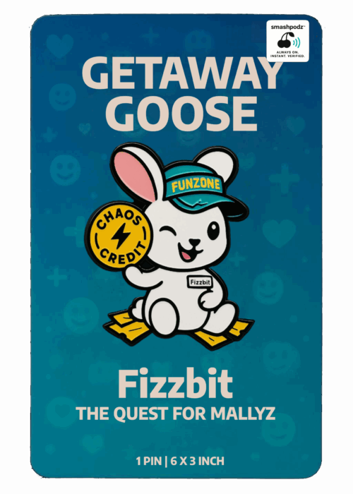 Getaway Goose Pin – Series 1 Fizzbit – Powered by Smashpodz™