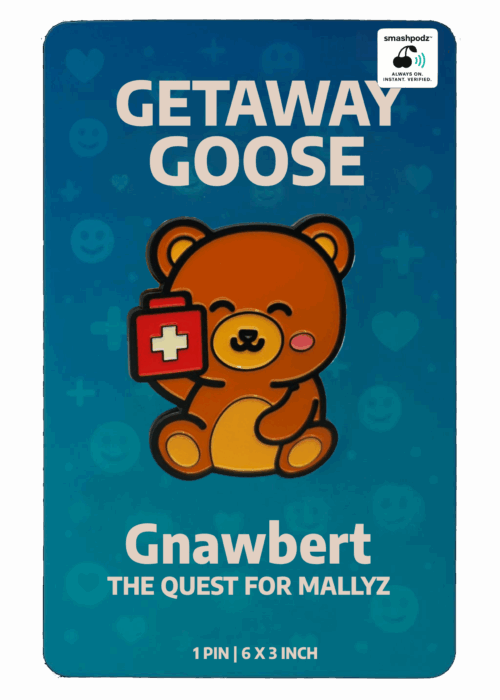 Getaway Goose Pin – Series 1 Gnawbert – Powered by Smashpodz™