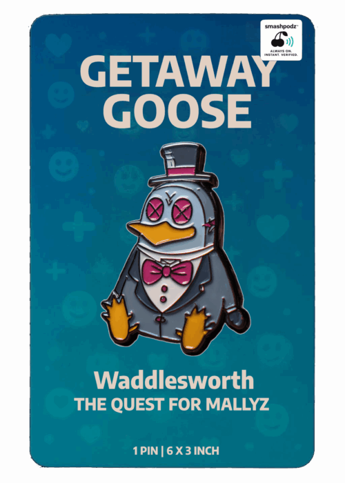 Getaway Goose Pin – Series 1 Waddlesworth – Powered by Smashpodz™