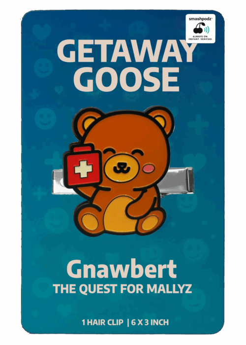 Getaway Goose Hair Clip – Series 1 Gnawbert – Powered by Smashpodz™