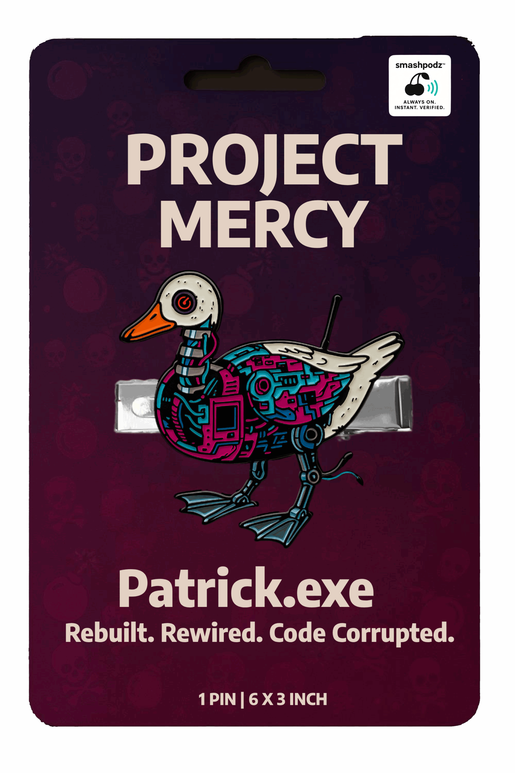Project Mercy Hair Clip – Series 1 Patrick.exe – Powered by Smashpodz™