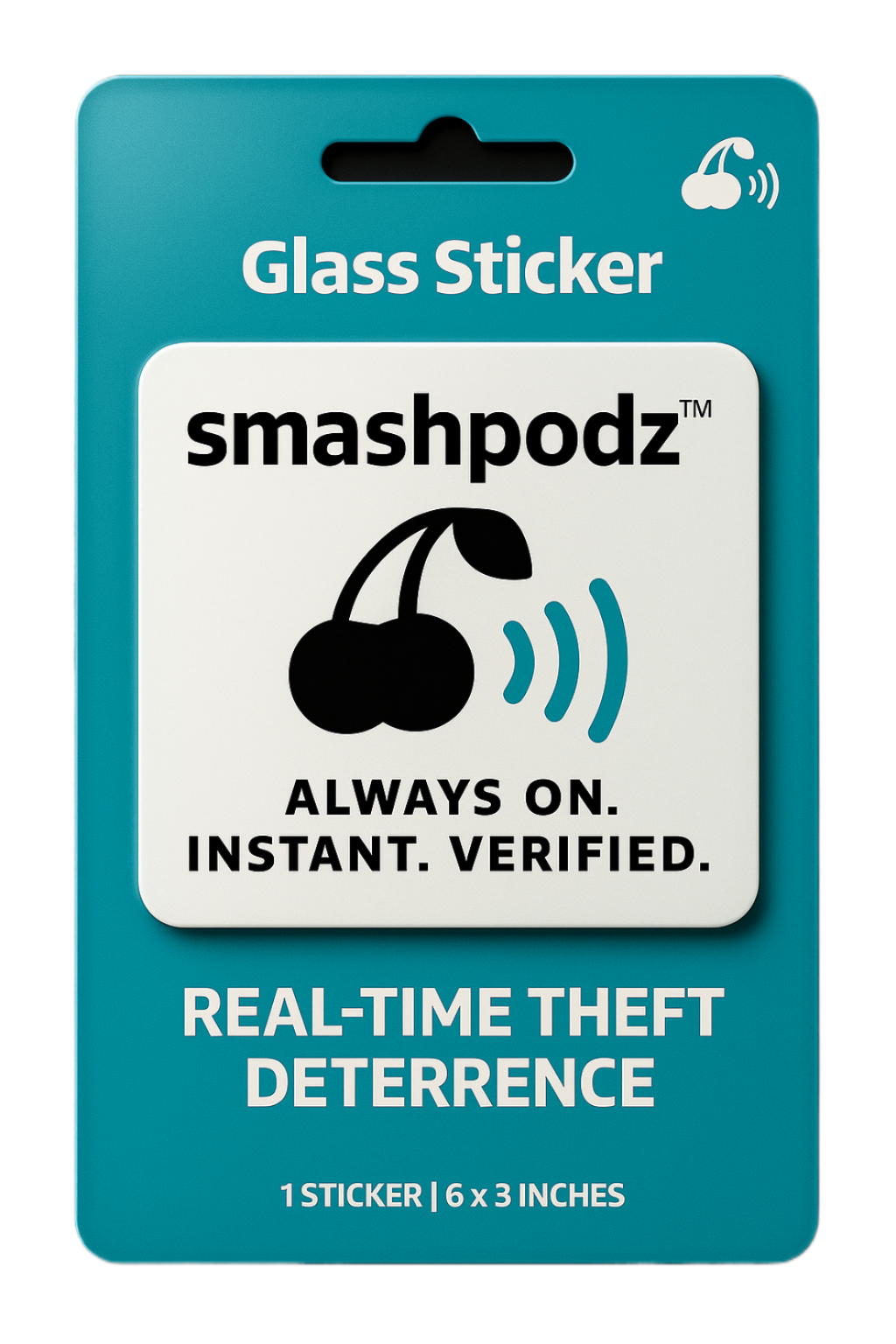 Glass Sticker - Powered by Smashpodz™