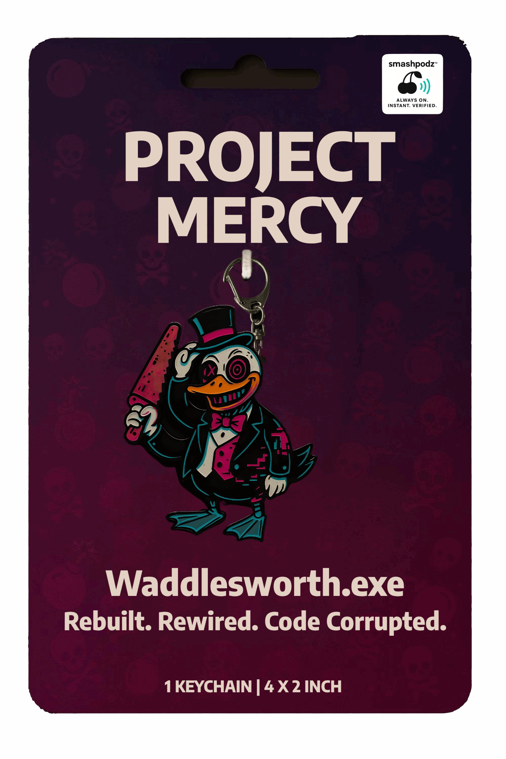 Project Mercy Keychain – Series 1 Waddlesworth.exe – Powered by Smashpodz™