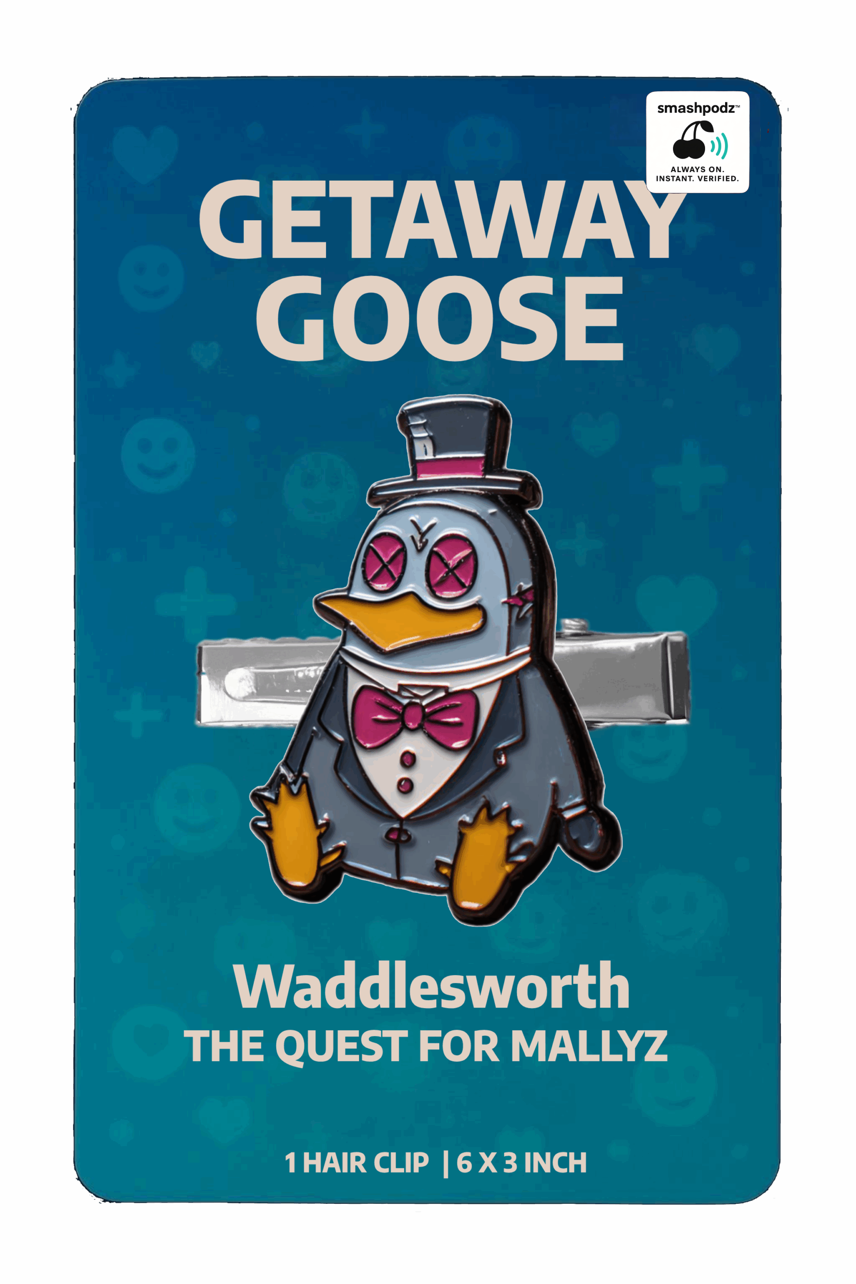 Getaway Goose Hair Clip – Series 1 Waddlesworth – Powered by Smashpodz™