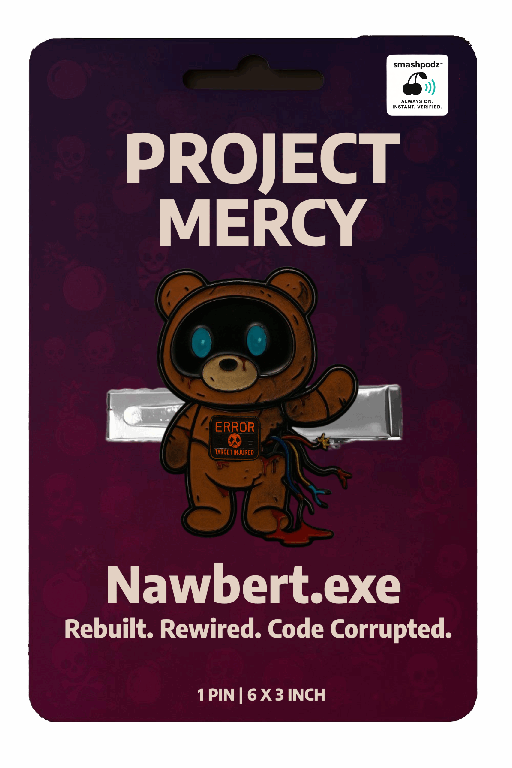 Project Mercy Hair Clip – Series 1 Gnawbert.exe – Powered by Smashpodz™