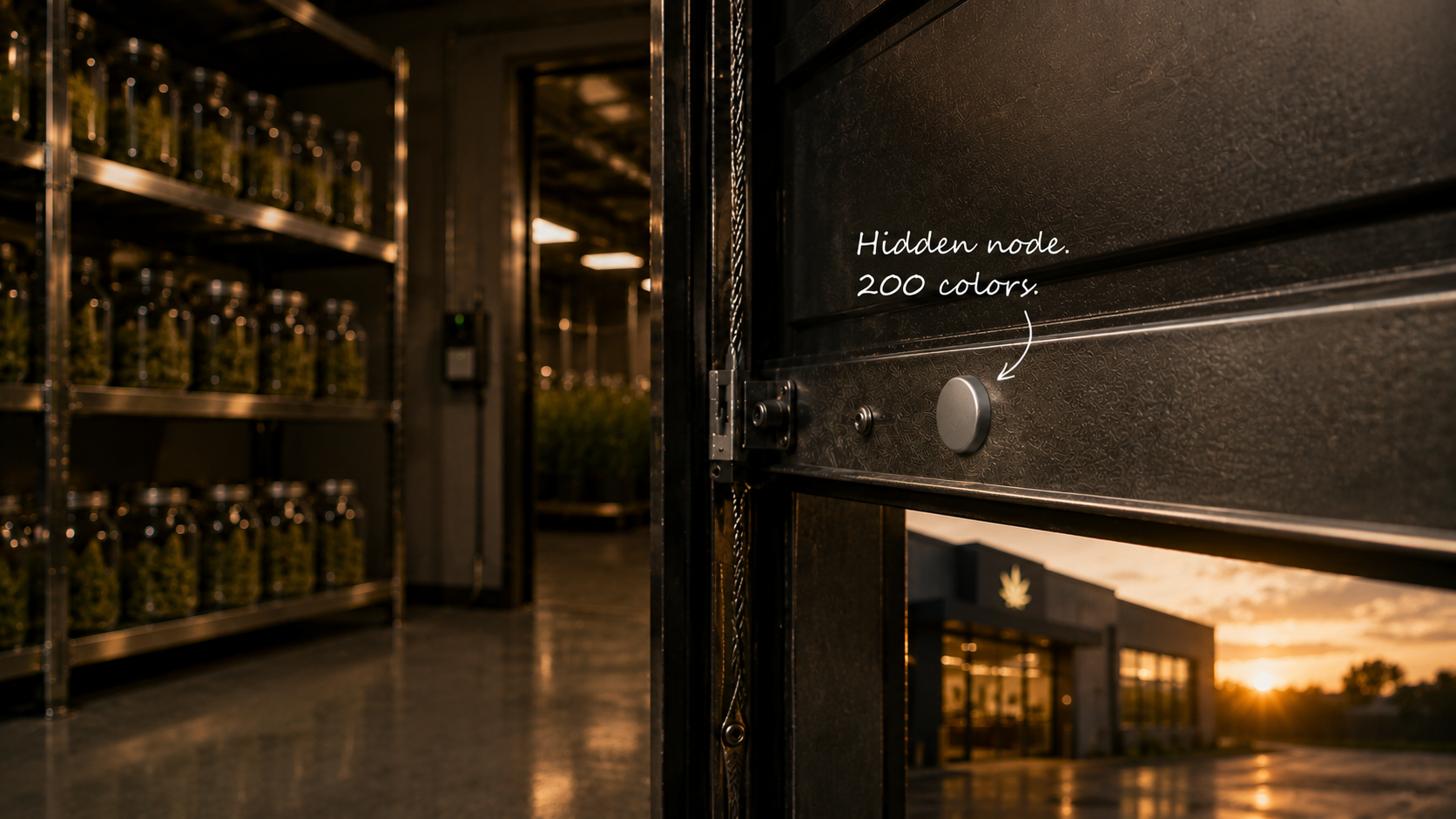 Digital Tripwire nodes deployed across cannabis regulated zones