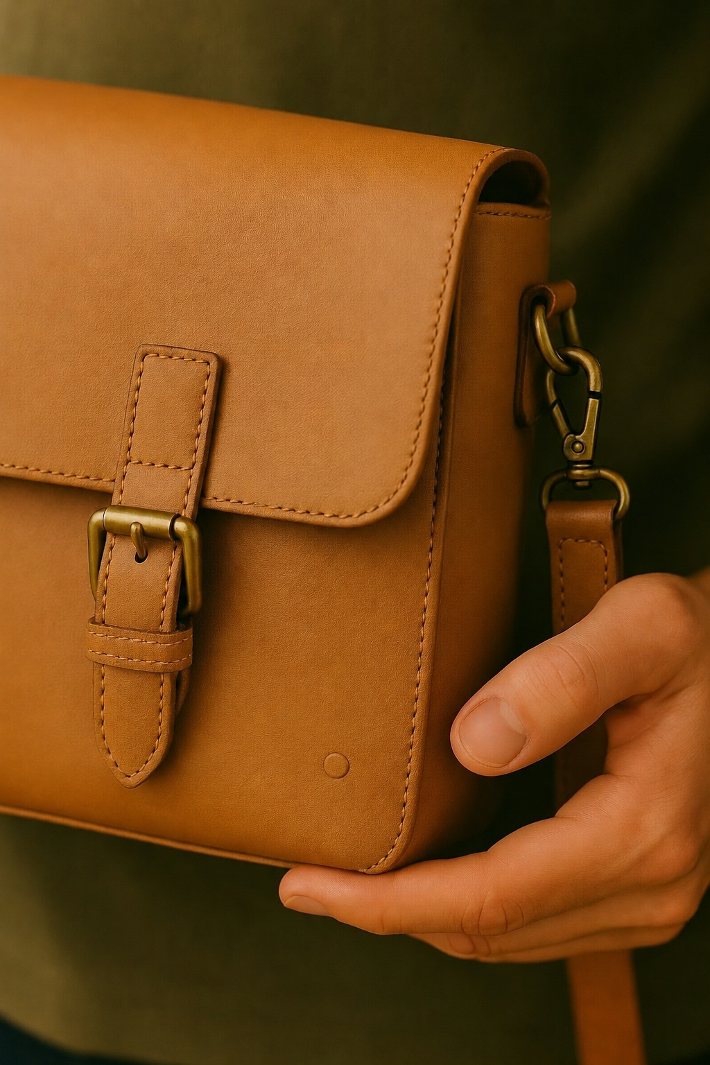 Node hidden inside handbag lining