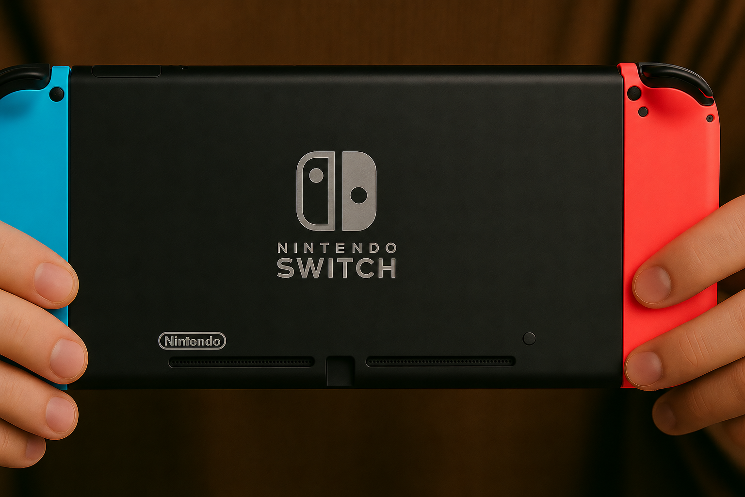 Black node on Nintendo Switch console