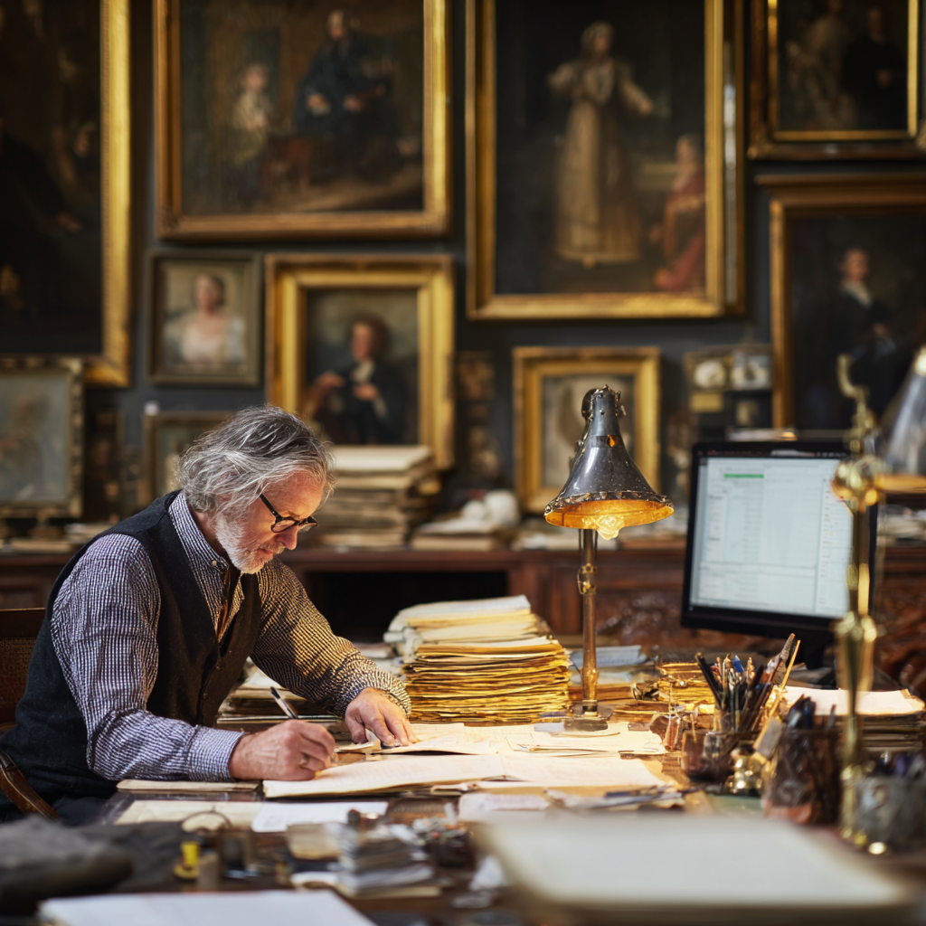 Museum collection provenance and registration documentation