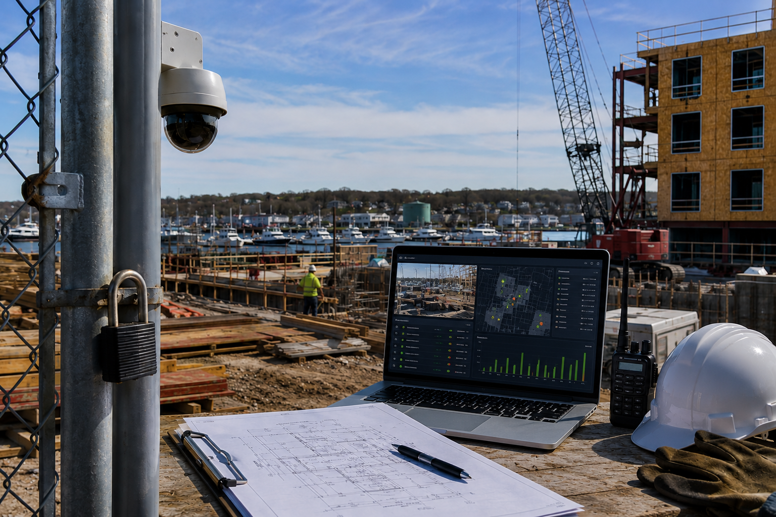 Digital Tripwire app showing construction proximity logging
