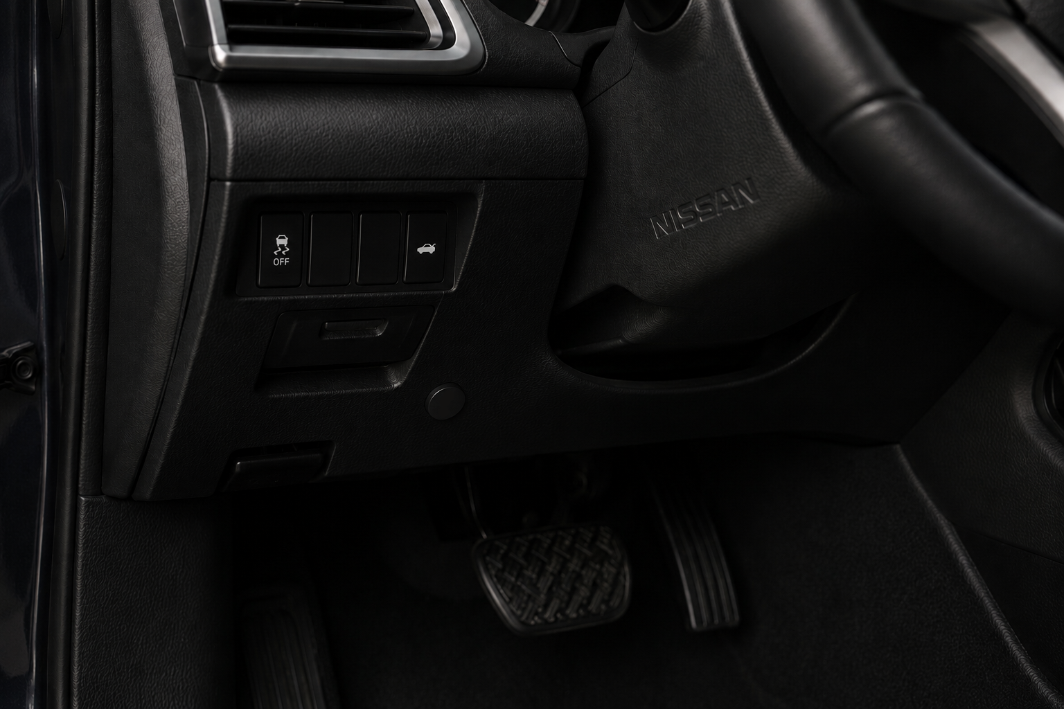 Node hidden under dashboard fascia