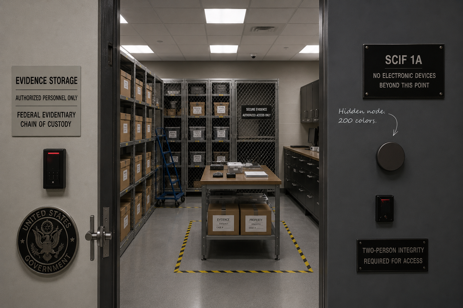 Federal investigation property and chain of custody