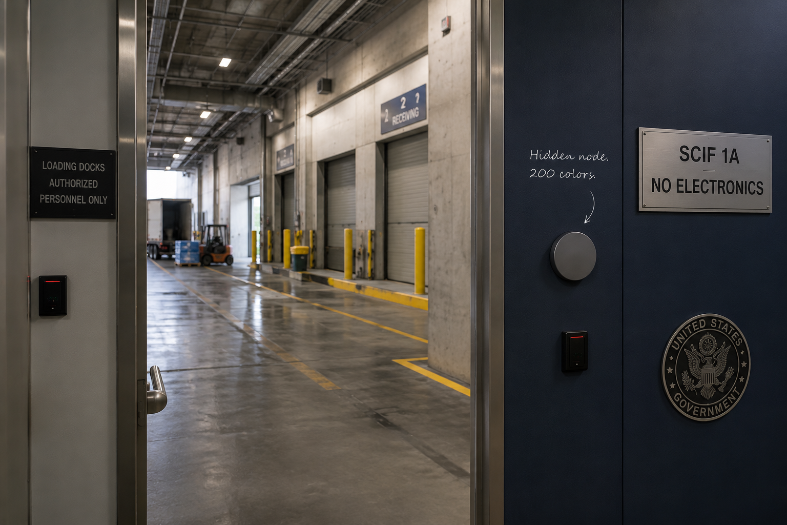 Digital Tripwire nodes deployed in a federal facility