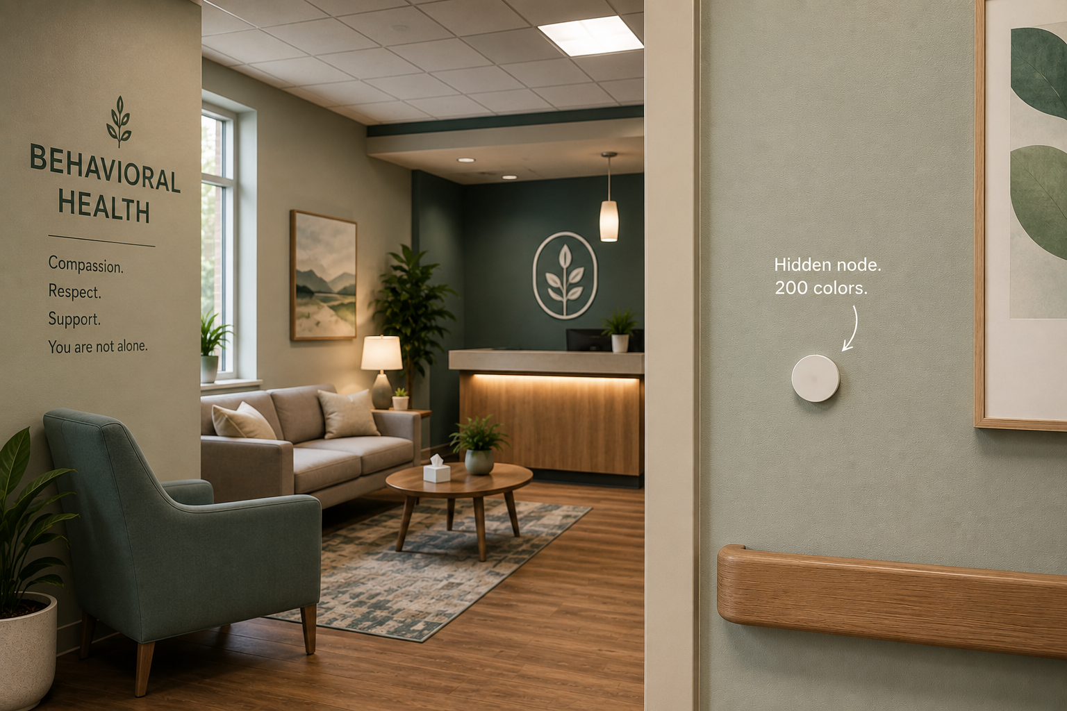 Digital Tripwire nodes in hospital pharmacy and nursery