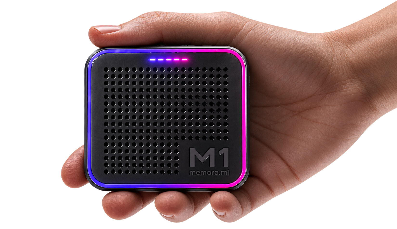 Memora M1 held in hand