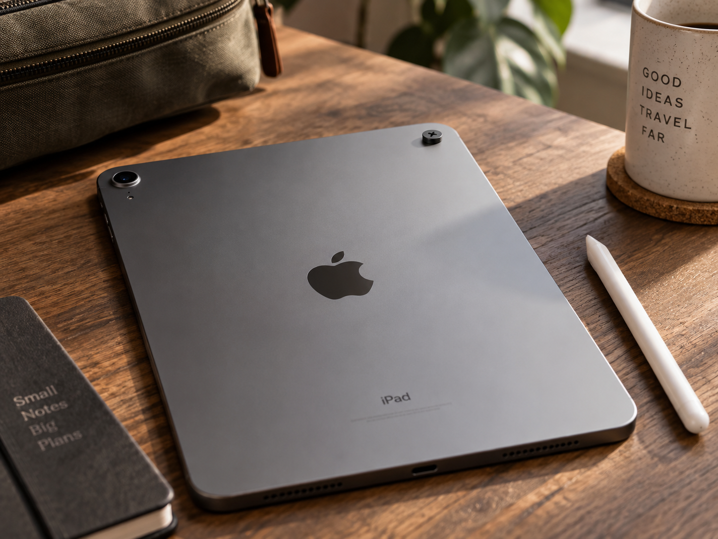 Tablet protected with a black Memora screw Pin